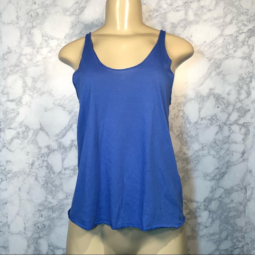 3/25🌸 Zara M Blue Racer Back Tank